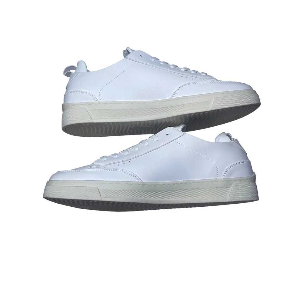 Madden NYC Markk Court Casual Mens White Sneakers Size 12 Low Top Trainers NEW